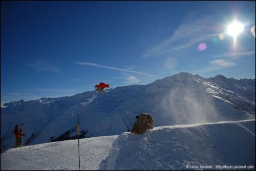 Snowpark Tegia Gronda, 24. Dezember 2008 (Foto: Lucas Jacomet)

