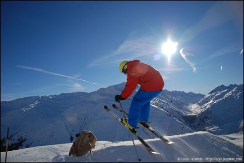 Snowpark Tegia Gronda, 24. Dezember 2008 (Foto: Lucas Jacomet)

