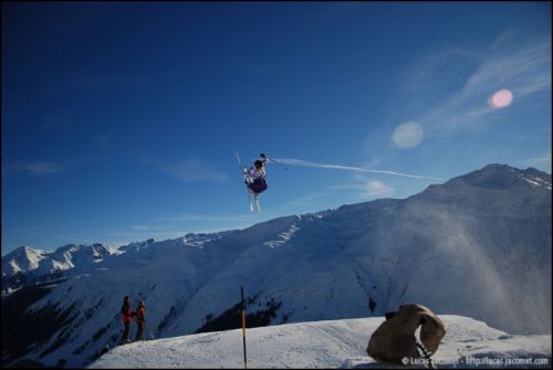 Snowpark Tegia Gronda, 24. Dezember 2008 (Foto: Lucas Jacomet)
