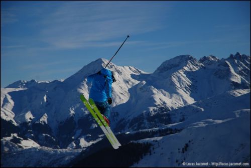 Snowpark Tegia Gronda, 24. Dezember 2008 (Foto: Lucas Jacomet)

