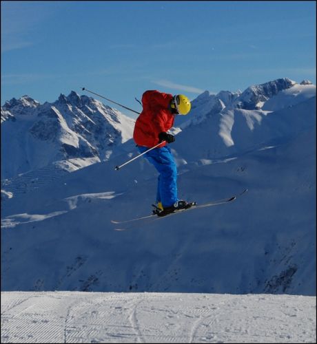 Snowpark Tegia Gronda, 24. Dezember 2008 (Foto: Lucas Jacomet)
