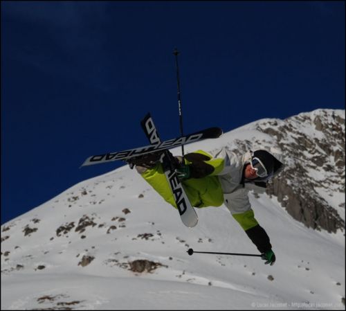 Snowpark Tegia Gronda, 24. Dezember 2008 (Foto: Lucas Jacomet)
