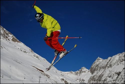 Snowpark Tegia Gronda, 24. Dezember 2008 (Foto: Lucas Jacomet)
