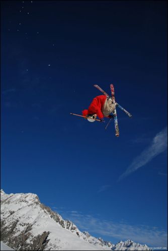Snowpark Tegia Gronda, 24. Dezember 2008 (Foto: Lucas Jacomet)
