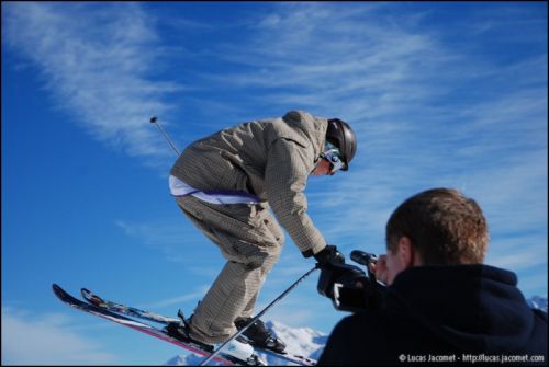 Snowpark Tegia Gronda, 24. Dezember 2008 (Foto: Lucas Jacomet)

