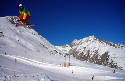 Snowpark Tegia Gronda, 24. Dezember 2008 (Foto: Andi Jacomet)
