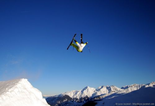 Snowpark Tegia Gronda, 3. Januar 2009 (Foto: Lucas Jacomet)
