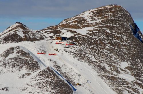 Patrouille Suisse, Sesselbahn Lauberhorn
