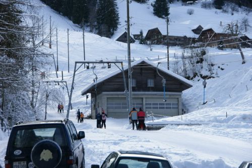 Strecke des Skiliftes
