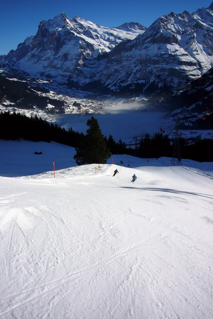Auf der Itramen-Talabfahrt nach Grindelwald: Sensationell

