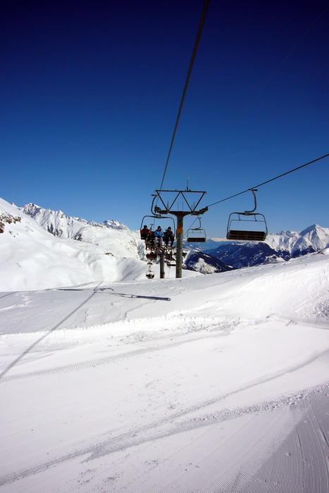 Die Senke bei der Bergstation Calmut ist gefüllt wie selten
