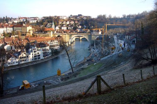 Abfahrt in Bern am Dienstag, 17.3.2009 - der Bärenpark wächst...
