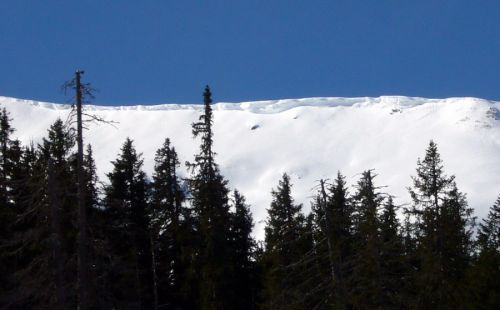 Riesige Schneewächten
