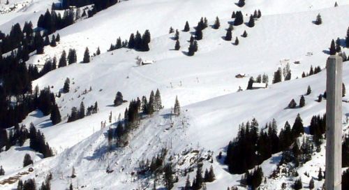 Blick nach Springenboden
