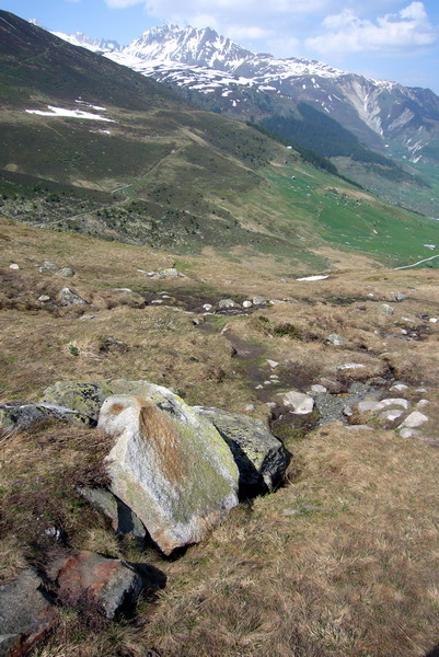 Hier führt die Piste nach Mulinatsch links weg
