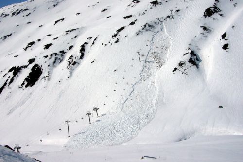 Schneerutsch im Val Val - fast wie am 1.4.2001
