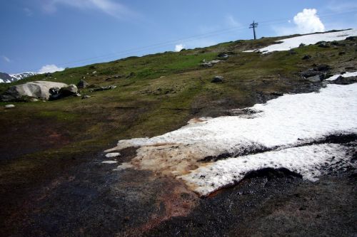Steilhang neue Piste nach Mulinatsch, 25. Mai 2009
