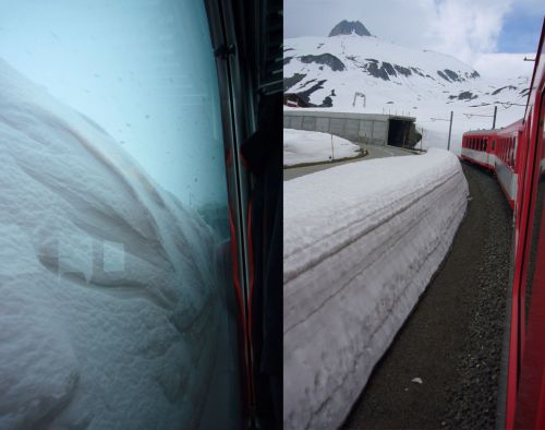Vergleichsfoto März-Mai 2009, Oberalppass
