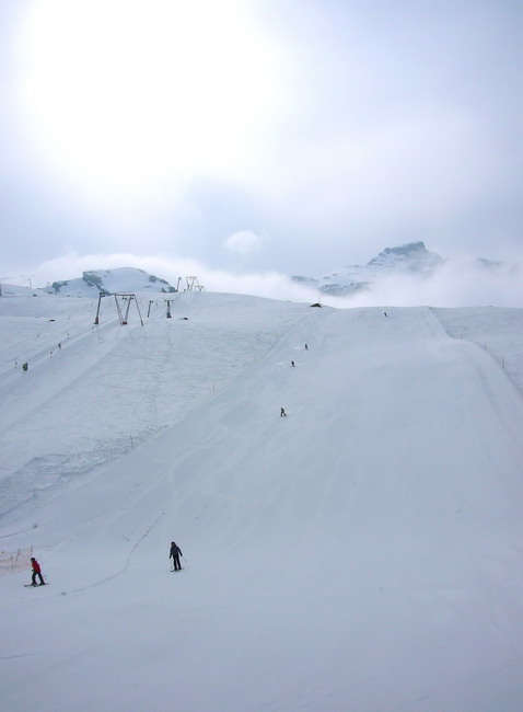 Super-Steilhang am Schluss
