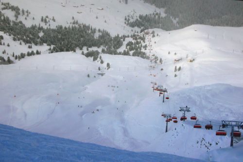 Wäre schön, wenns da gleich runter und dann weiter rechts ne Piste gäbe!
