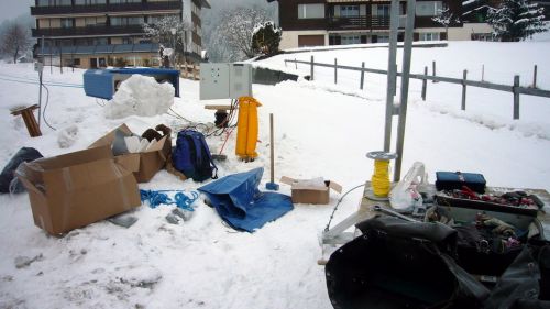 Der neue Seillift in Wengen zwischen dem Skitunnel WAB und dem Figeller: JAAA! Endlich!
