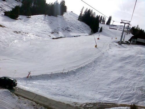 Immer noch gute Verhältnisse, oben sogar Pulverschnee
