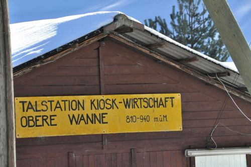 Noch die selbe Aufschrift wie in den 80ern...
