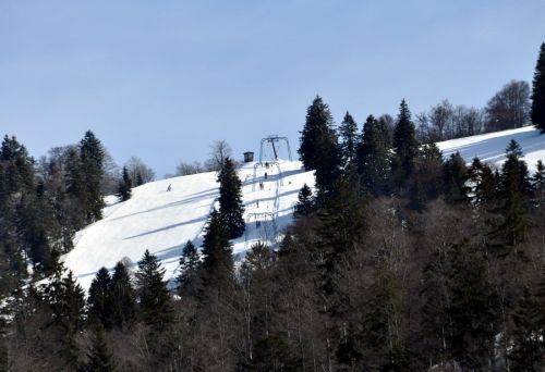 Hier surren 7 Bügellifte - ein weitläufiges Gebiet mit vielen Waldabfahrten, super!
