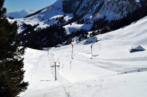 Der Tellerlift Kuhmatt war heute zu
