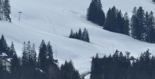 Zum Abschluss: Blick zum Skilift Schwefelbergbad
