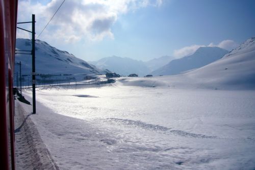 9. April 2010: Fahrt über den Pass nach Andermatt
