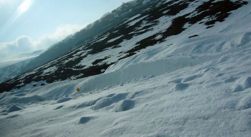 Schneeräumung Oberalppass, Urner Seite
