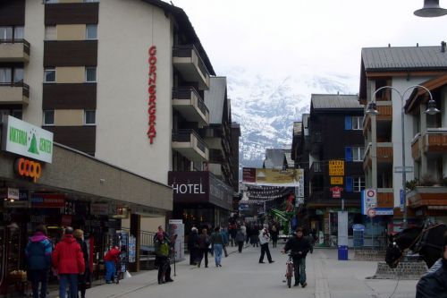 Zermatt, gut gefüllt wie immer
