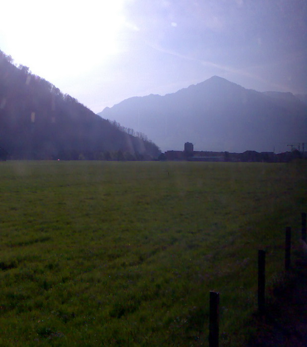In der ZB zwischen Luzern und Engelberg
