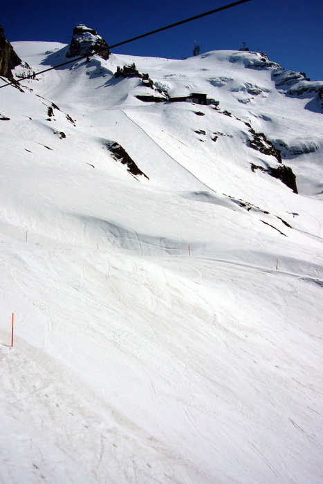 Zurück zwischen Rindertitlis und Laubersgrat

