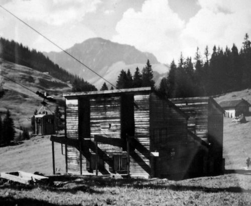 Die Talstation früher
