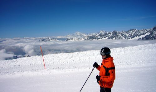 Besuch aus der Innerschweiz: Dani aka Pilatus vor Mt Blanc & Co.
