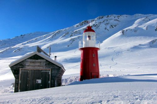Der neue Leuchtturm am Oberalppass (Rheinquellen-Marketing ahoi)
