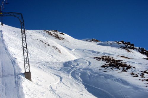 Ups... ja, auch da können sich Schneebretter lösen!
