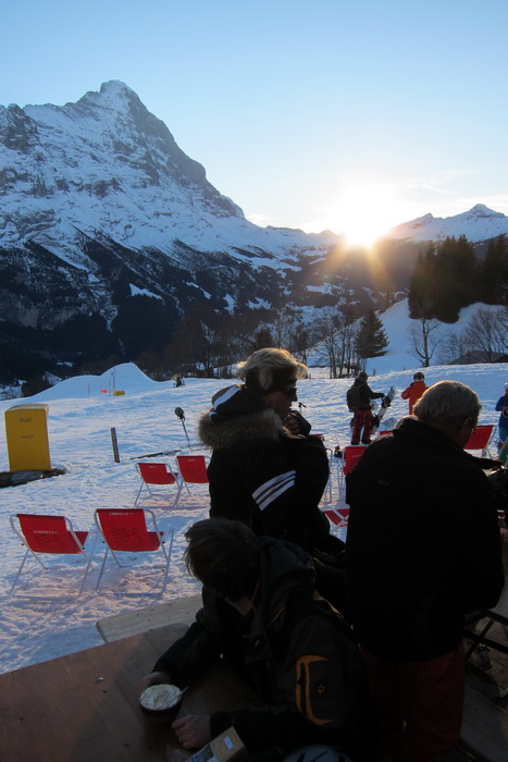 Noch schnell was Warmes vor Sonnenuntergang
