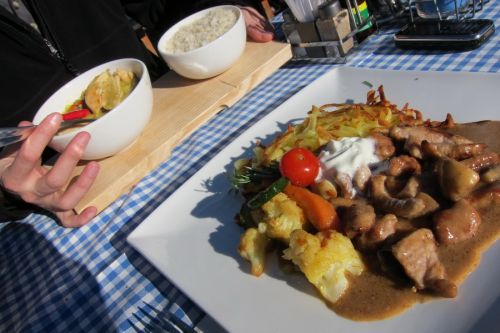 Das beste Zürcher Geschnetzelte mit Rösti, das ich je hatte
