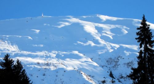 Die neue Lawinenauslöse-Anlage zwischen Tgom und Garvers dil Tgom war bisher noch nicht in Betrieb
