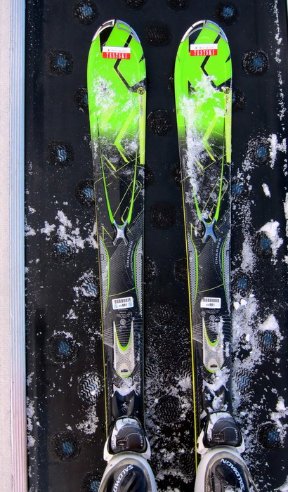 Testski Nummer drei: Rocker von K2. OK, aber nicht mehr.
