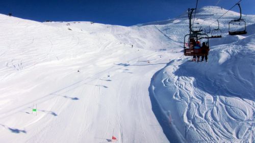 Leider war diese Piste von Trainingsgruppen blockiert, grummel
