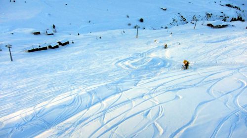Der Steilhang nach Mulinatsch ist noch nicht fertig
