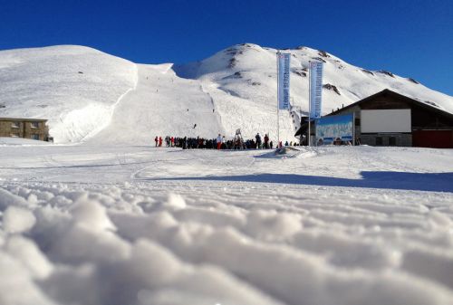 Absolut makellose Oberalp-Piste

