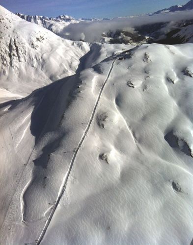 Luftbild Skilift Alpsu (Foto: Lucas Jacomet)

