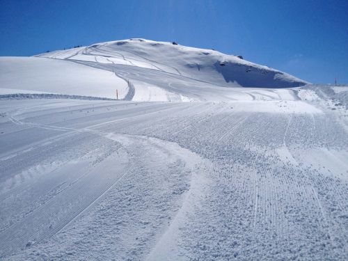 Als Erster auf der Piste Tiarms
