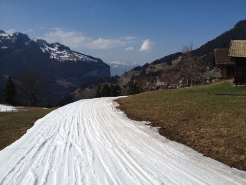Talabfahrt Wengen, 2. April 2012

