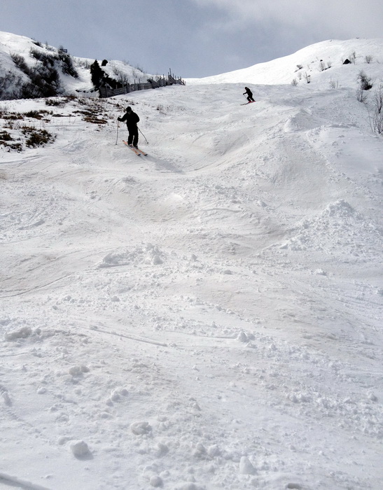 Ächz... Talabfahrt Andermatt
